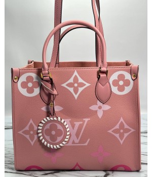 Сумка Louis Vuitton On The Go MM big pink