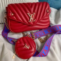 Сумка Louis Vuitton Pochette metis красная