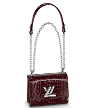 Сумка Louis Vuitton Twist бордовая
