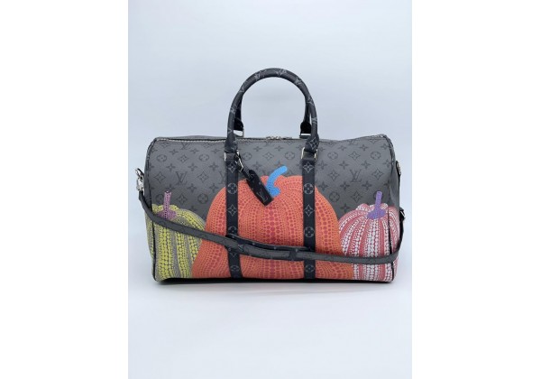 Дорожная сумка Louis Vuitton черная коллекция 2023