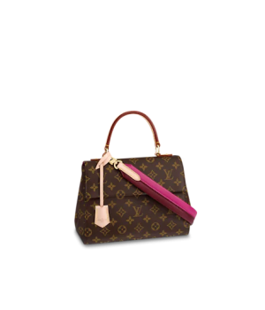 Сумка Louis Vuitton Clunny BB коричневая с розовым