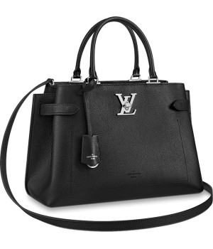 Сумка Louis Vuitton Lockme Day черная
