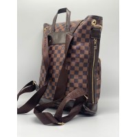 Рюкзак Louis Vuitton в клетку коричневый