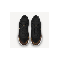 Кроссовки Louis Vuitton Run Away черные с коричневым