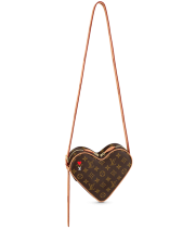  Сумка Louis Vuitton Game On Coeur коричневая