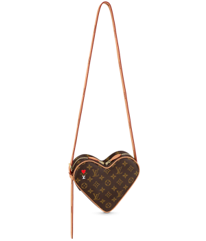  Сумка Louis Vuitton Game On Coeur коричневая