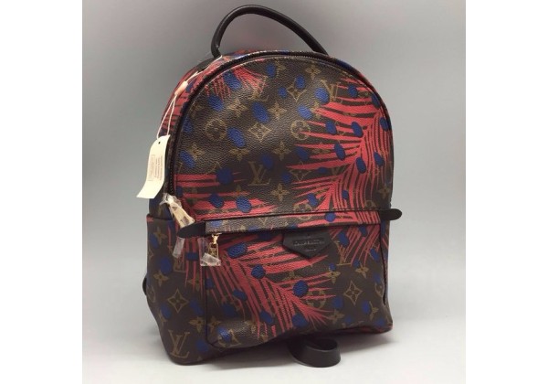 Рюкзак Louis Vuitton PALM SPRINGS BROUN с принтом коричневый