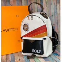 Рюкзак Louis Vuitton PALM SPRINGS PM бело-красно-черный