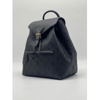 Рюкзак Louis Vuitton Montsouris кожаный черный