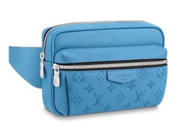 Поясная сумка Louis Vuitton Outdoor голубая
