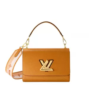 Сумка Louis Vuitton Twist MM Gold Miel Brown