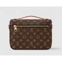 Сумка Louis Vuitton Pochette Metis Monogram Canvas Brown