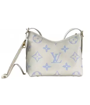 Сумка Louis Vuitton Carry All Monogram Empreinte Bicoclor Latte Sky
