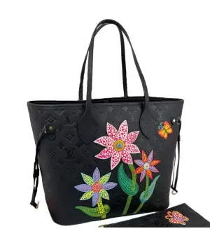 Сумка Louis Vuitton Neverfull Monogram MM Yayoi Kusama