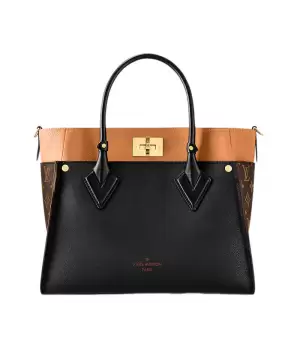Сумка Louis Vuitton On My Side MM Black Brown