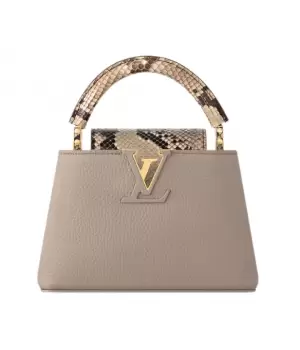 Cумка Louis Vuitton Capucines МM Python Galet