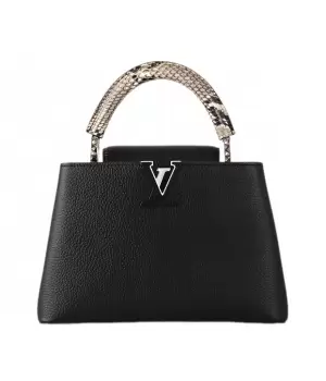 Cумка Louis Vuitton Capucines МM Snake Black