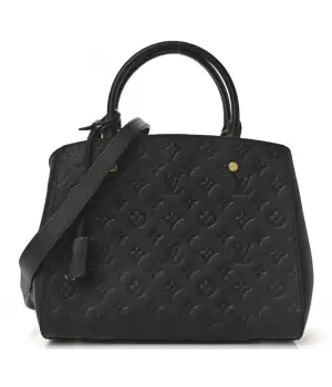Сумка Louis Vuitton Empreinte Montaigne MM Black