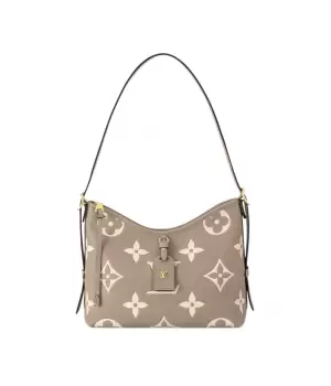 Сумка Louis Vuitton Carry All Monogram Empreinte Tourterelle Gray Creme Beige
