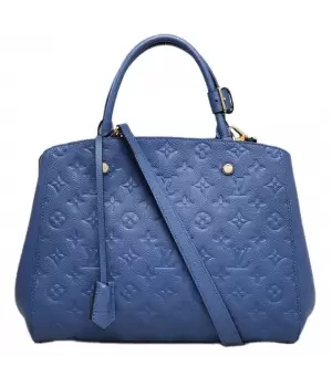 Сумка Louis Vuitton Empreinte Montaigne MM Blue