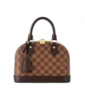 Сумка Louis Vuitton Alma BB Monogram Damier Ebene Brown Black