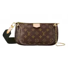 Женская сумка Louis Vuitton Multi Pochette Monogram черная