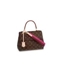 Сумка Louis Vuitton Clunny BB коричневая с розовым