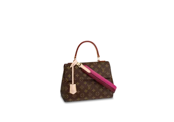 Сумка Louis Vuitton Clunny BB коричневая с розовым