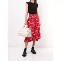 Сумка Louis Vuitton Speedy 35 с принтом белая