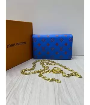 Сумка Louis Vuitton Coussin bb синяя 