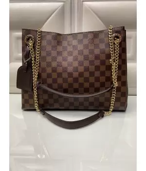 Сумка Louis Vuitton в клетку коричневая