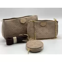 Сумка Louis Vuitton Multi Pochette бежевая
